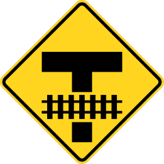 Warning Tracks Right Before Stop To Turn Sticker
