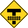 Warning Tracks Right Before Stop To Turn Sticker