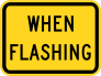 Warning When Flashing Sticker