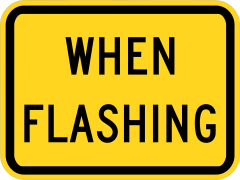 Warning When Flashing Sticker