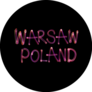 Warsaw Capital And Largest City Of Poland Lettering Sticker