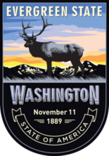 Washington Banner Sticker
