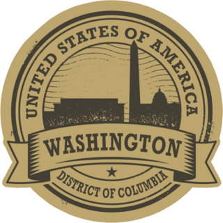 Washington DC Seal Sticker