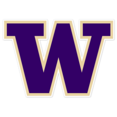 Washington Huskies NCAA Logo Sticker
