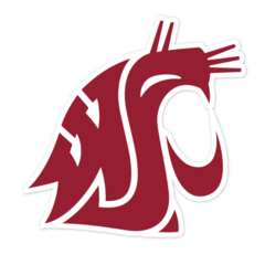 Washington State Cougars NCAA Logo Sticker