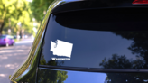 Washington State Sticker on a Rear Car Window (New) example
