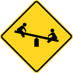 Watch Out For Children At Play Sticker