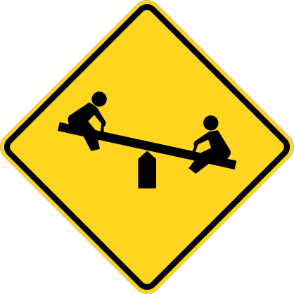 Watch Out For Children At Play Sticker