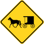 Watch Out For Horse And Carriage Sticker