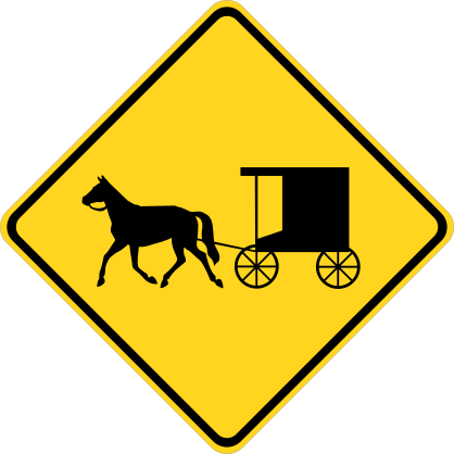 Watch Out For Horse And Carriage Sticker