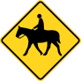 Watch Out For Horseback Riders Sticker