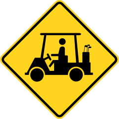 Watch Out For People With Golf Carts Sticker