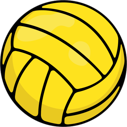 Water Polo Ball Printed Full Color Sticker