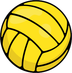 Water Polo Ball Printed Full Color Sticker