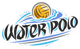 Water Polo Design Logo Sticker