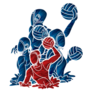 Water Polo Players Sticker
