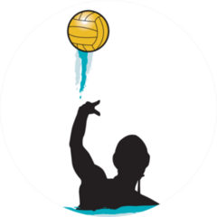 Water Polo Silhouette Illustration Sticker