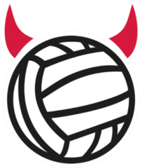 Water Polo With Devil Horns Sticker