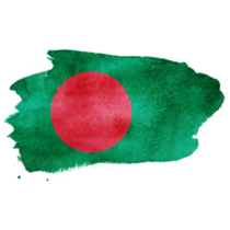 Watercolor Bangladesh Sticker