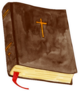 Watercolor Bible Illustration Sticker