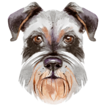 Watercolor Dog Sticker