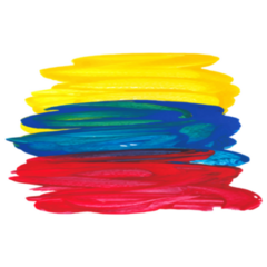 Watercolor Ecuador Flag Sticker