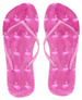 Watercolor Flamingo Flip Flops Sticker