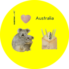 Watercolor Koala With A Baby Australia Sticker