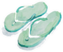 Watercolor Painting Of Sandals Sticker