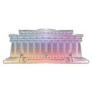 Watercolor Soft Lincoln Monument Washington Dc Sticker