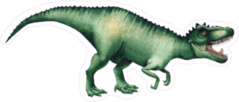 Watercolor Tyrannosaurus Rex Sticker
