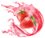 Watercolor Vibrant Illustration Of The Fresh Juicy Strawberry