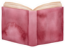 Watercolour Illustration Of Opened Book Sticker