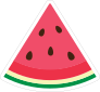Watermelon Slice Sticker