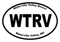 Waterville Valley Resort Oval Sticker