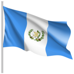 Waving Flag Of Guatemala Sticker
