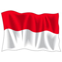 Waving Flag Of Monaco Sticker
