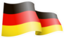 Waving Germany Flag Sticker