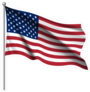 Waving National Flag Of United States Of America Sticker