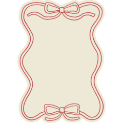 Wavy Coquette Frame Sticker