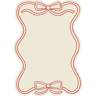 Wavy Coquette Frame Sticker