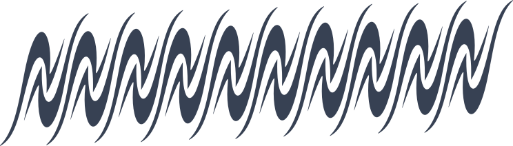 Wavy Flames Windshield Sticker