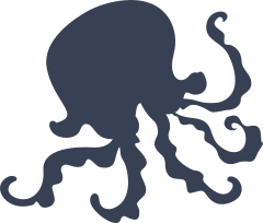 Wavy Jellyfish Sticker