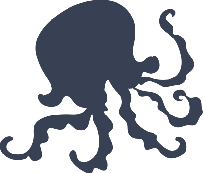 Wavy Jellyfish Sticker