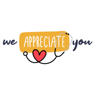 We Appreciate You. Thank You Nurses Sticker