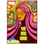 We Are Love 1960s & 70s Style Hippie Psychedelic Sticker