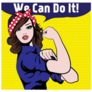 We Can Do It Iconic Female Power Sticker
