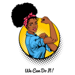 We Can Do It Pop Art Feminism Sticker