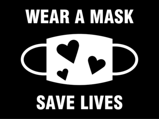 Wear a Mask Save Lives Sticker