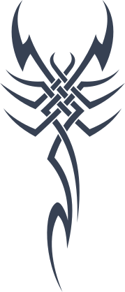 Weaved Scorpion Sticker